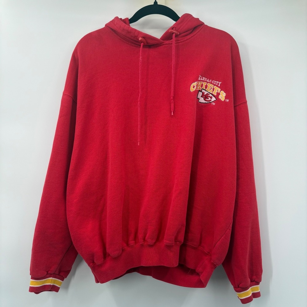 Starter Mens Size XL Kansas City Cheifs Hoodie Sweatshirt Pro Line NFL Sports